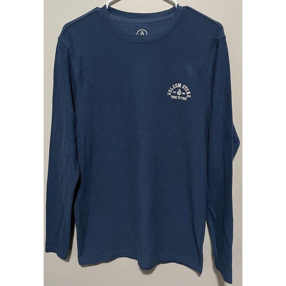 Volcom Stone "True to This" design Men’s Long Sleeve Thermal T-shirt Size S